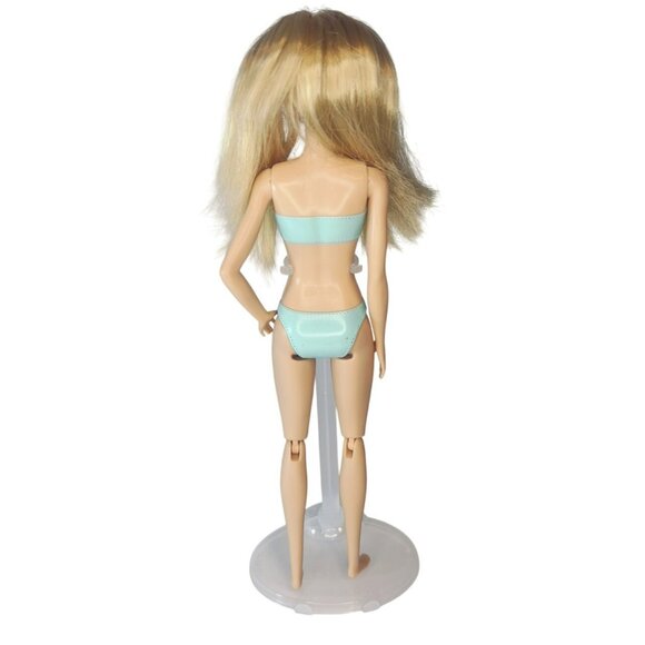 Barbie Fizzy Bath Doll Body Molded Bikini Articulated Knees 2020 Mattel GJN32 - Picture 5 of 5